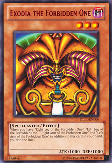 Exodia the Forbidden One (Red) [DL11-EN006] Rare | Total Play