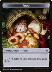 Rat // Food (17) Double-Sided Token [Throne of Eldraine Tokens] | Total Play
