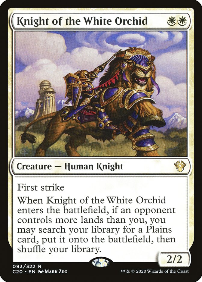 Knight of the White Orchid [Commander 2020] | Total Play