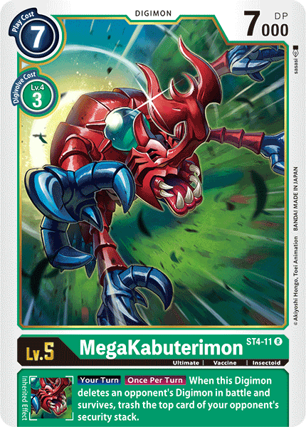 MegaKabuterimon [ST4-11] [Starter Deck: Giga Green] | Total Play