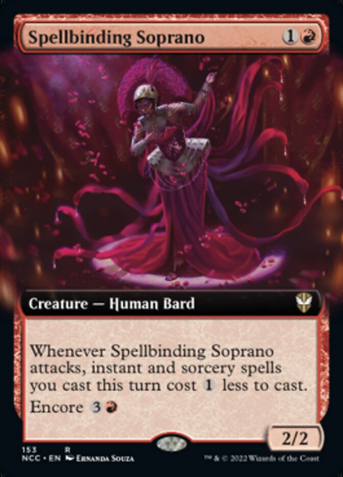 Spellbinding Soprano (Extended Art) [Streets of New Capenna Commander] | Total Play