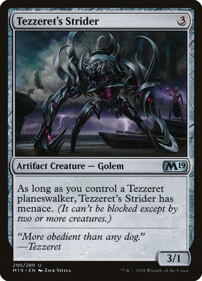 Tezzeret's Strider [Core Set 2019] | Total Play