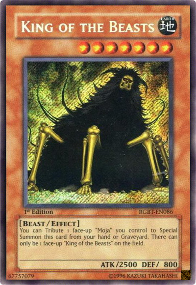 King of the Beasts [RGBT-EN086] Secret Rare | Total Play