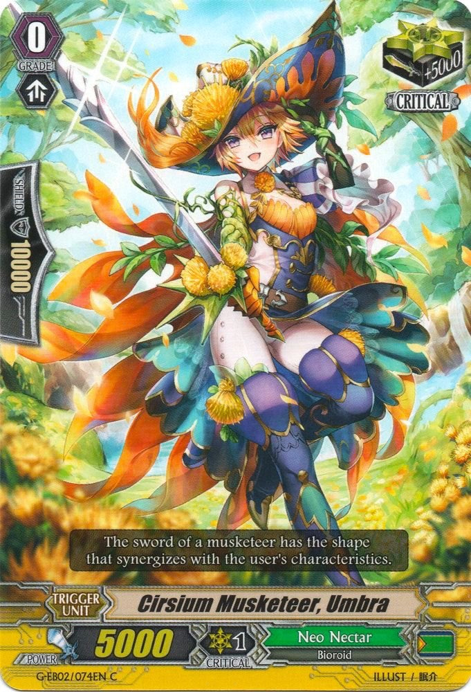 Cirsium Musketeer, Umbra (G-EB02/074EN) [The AWAKENING ZOO] | Total Play