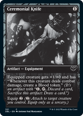 Ceremonial Knife [Innistrad: Double Feature] | Total Play