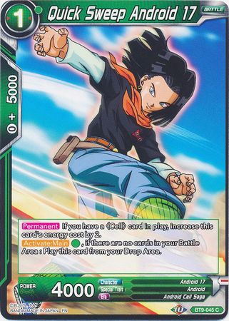 Quick Sweep Android 17 (BT9-045) [Universal Onslaught] | Total Play