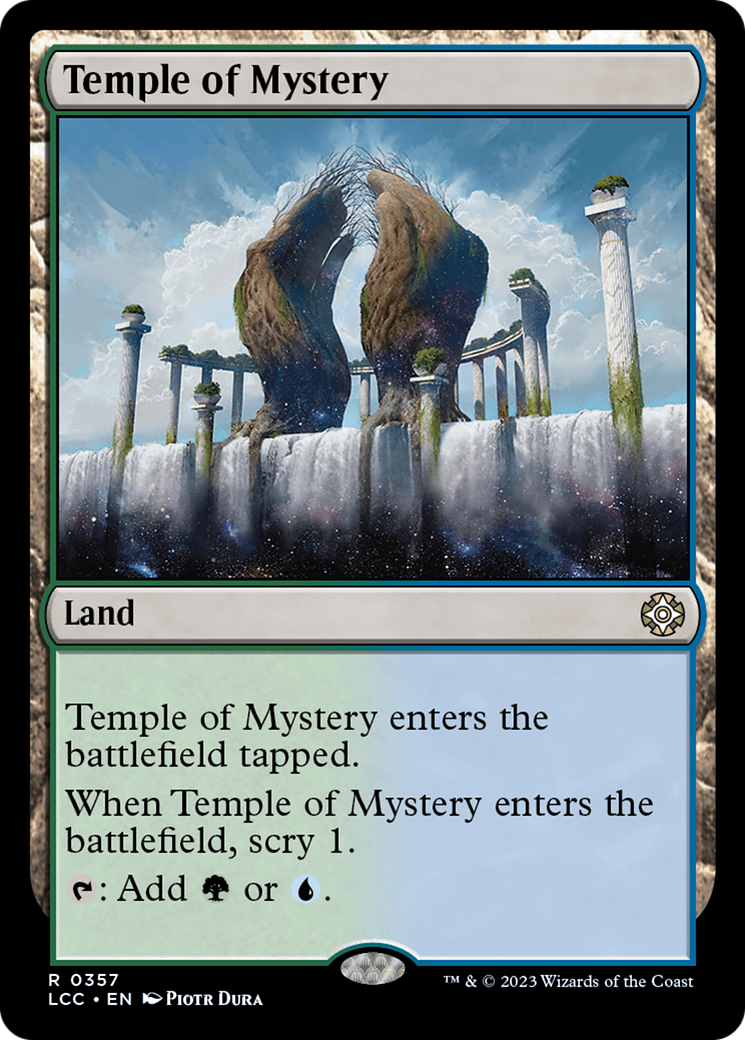 Temple of Mystery [The Lost Caverns of Ixalan Commander] | Total Play