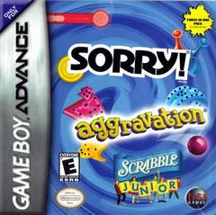 Aggravation / Sorry /  Scrabble Jr - GameBoy Advance | Total Play