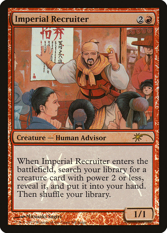 Imperial Recruiter [Judge Gift Cards 2013] | Total Play