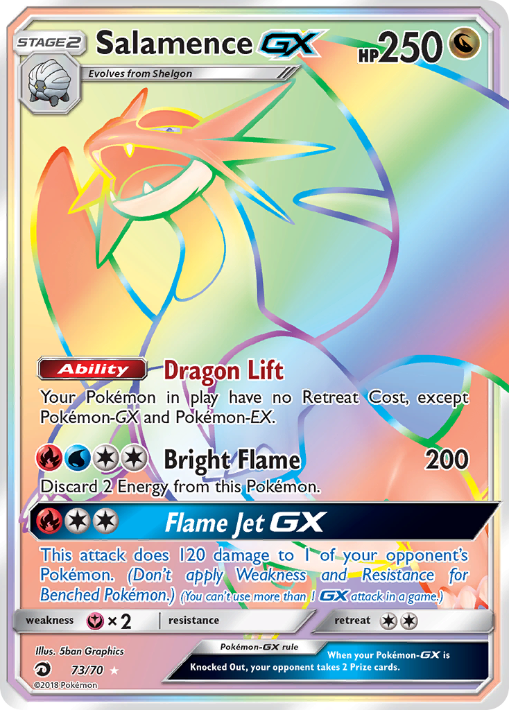 Salamence GX (73/70) [Sun & Moon: Dragon Majesty] | Total Play