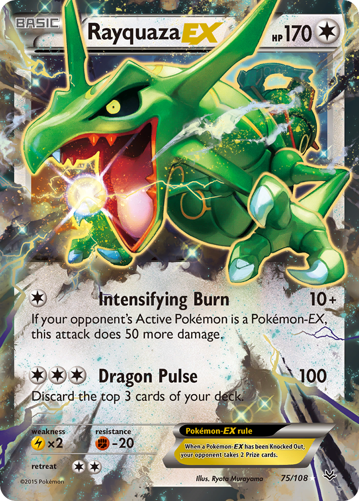 Rayquaza EX (75/108) [XY: Roaring Skies] | Total Play