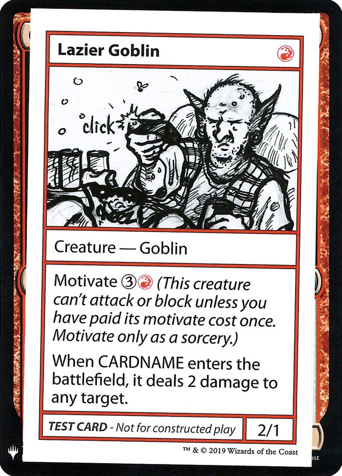 Lazier Goblin [Mystery Booster Playtest Cards] | Total Play