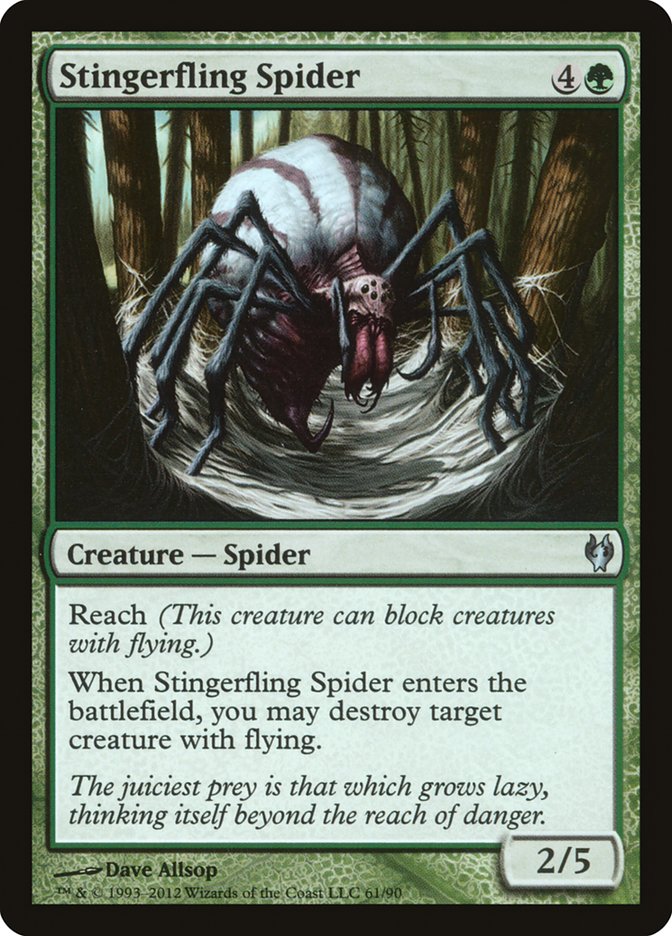 Stingerfling Spider [Duel Decks: Izzet vs. Golgari] | Total Play