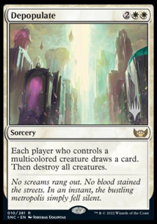 Depopulate (Promo Pack) [Streets of New Capenna Promos] | Total Play