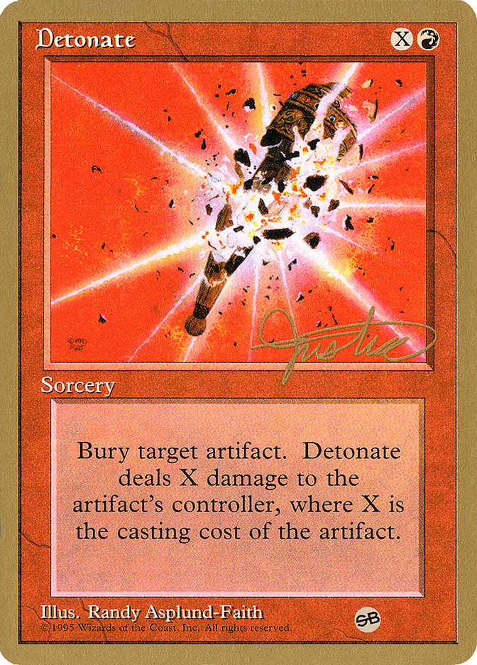 Detonate (Mark Justice) (SB) [Pro Tour Collector Set] | Total Play