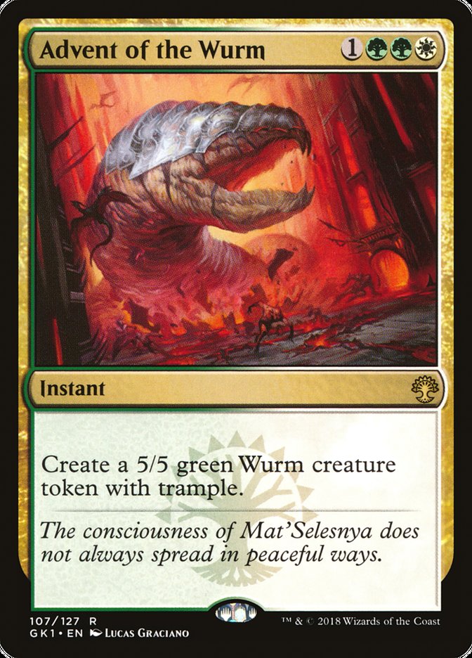 Advent of the Wurm [Guilds of Ravnica Guild Kit] | Total Play