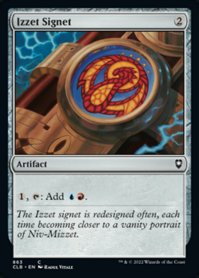 Izzet Signet [Commander Legends: Battle for Baldur's Gate] | Total Play