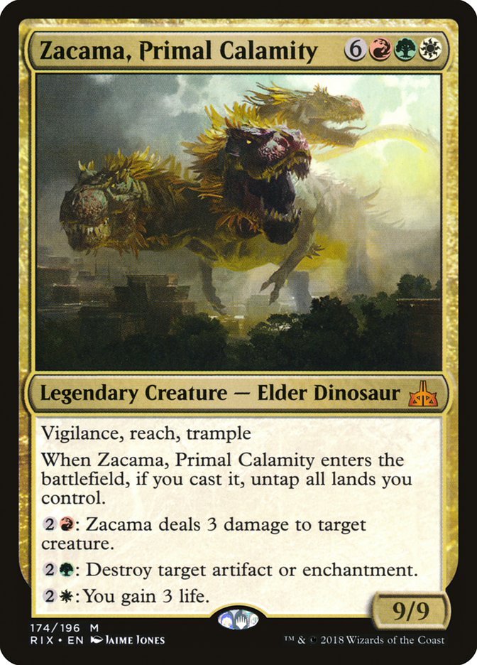 Zacama, Primal Calamity [Rivals of Ixalan] | Total Play