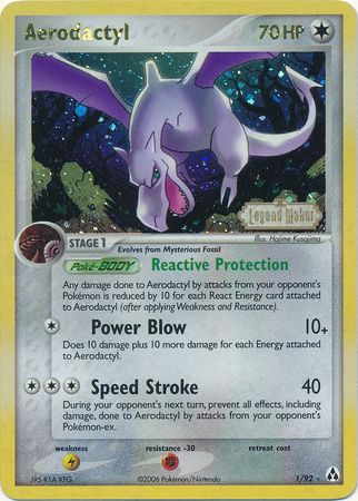 Aerodactyl (1/92) (Stamped) [EX: Legend Maker] | Total Play