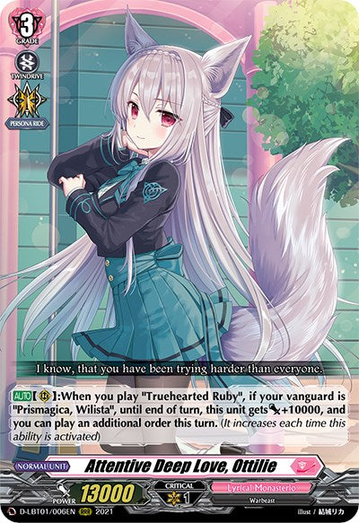 Attentive Deep Love, Ottilie (D-LBT01/006EN) [Lyrical Melody] | Total Play