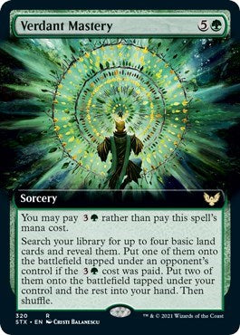 Verdant Mastery (Extended Art) [Strixhaven: School of Mages] | Total Play