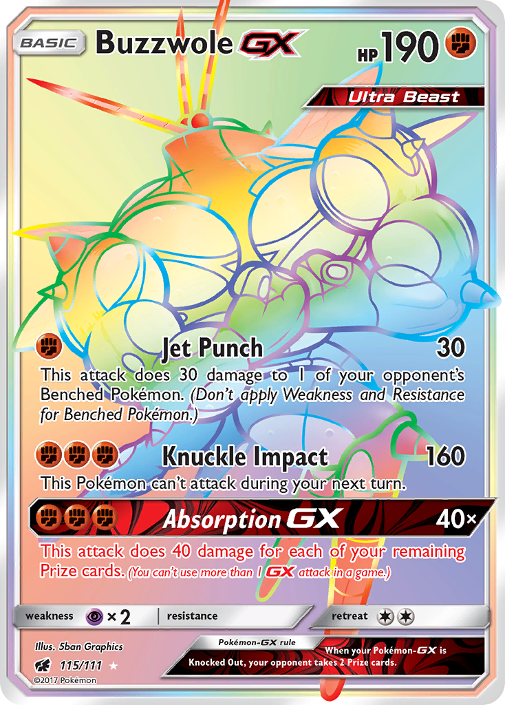 Buzzwole GX (115/111) [Sun & Moon: Crimson Invasion] | Total Play