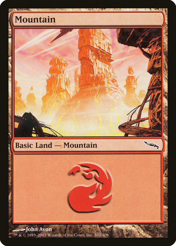 Mountain (302) [Mirrodin] | Total Play