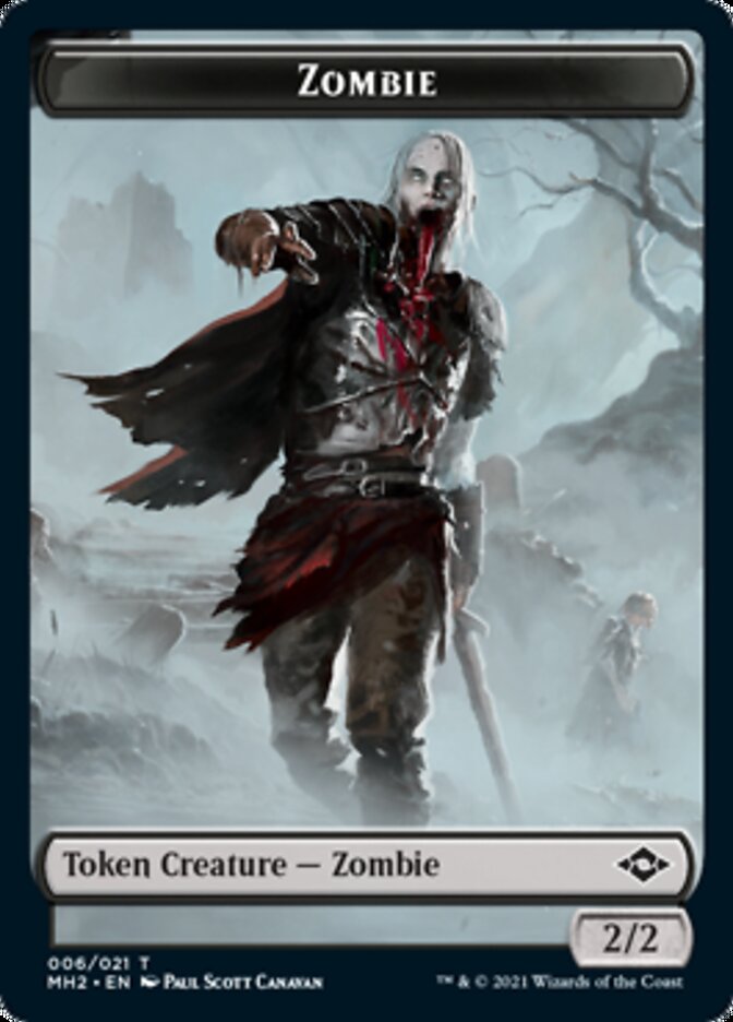 Clue (14) // Zombie Double-Sided Token [Modern Horizons 2 Tokens] | Total Play