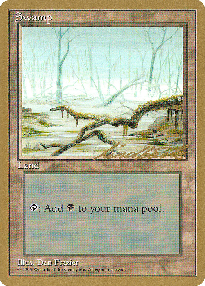 Swamp (ll372) (Leon Lindback) [Pro Tour Collector Set] | Total Play