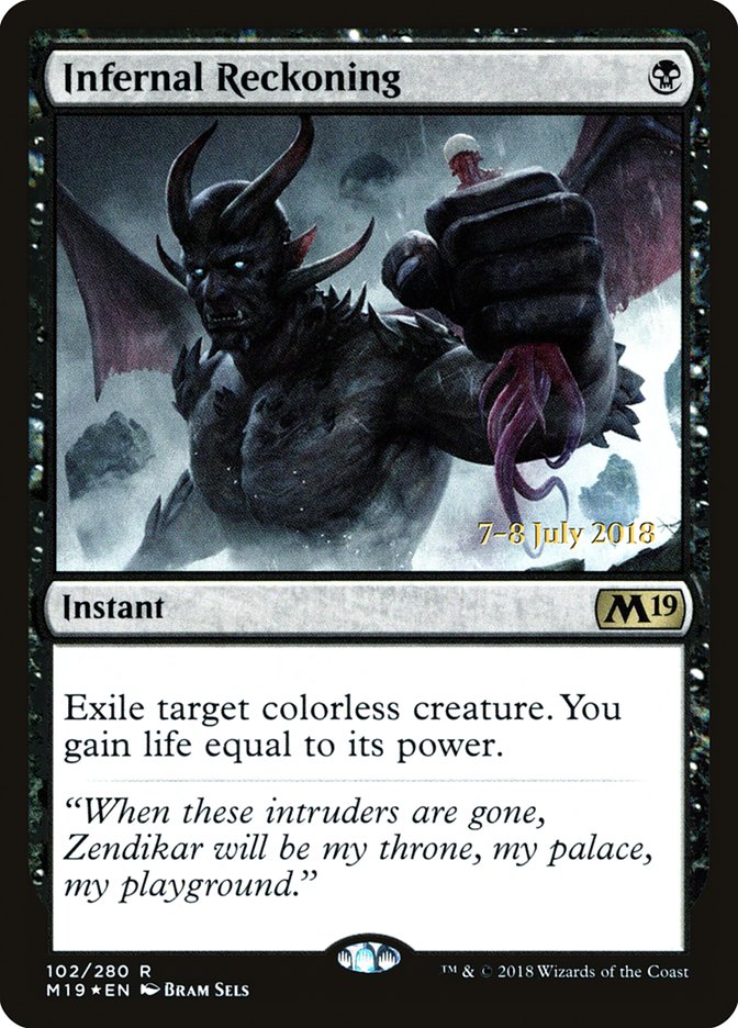 Infernal Reckoning [Core Set 2019 Prerelease Promos] | Total Play