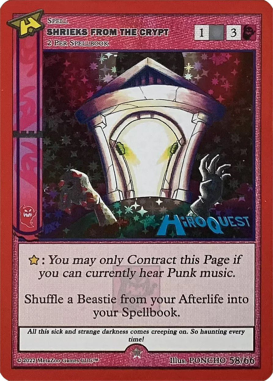Shrieks From The Crypt [Hiroquest Promos] | Total Play
