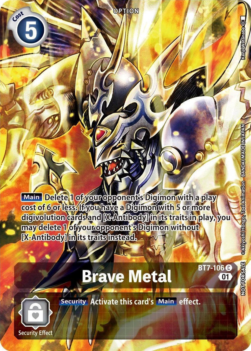 Brave Metal [BT7-106] (Premium Deck Set) [Next Adventure Promos] | Total Play