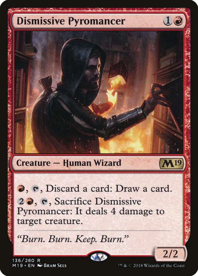 Dismissive Pyromancer [Core Set 2019] | Total Play