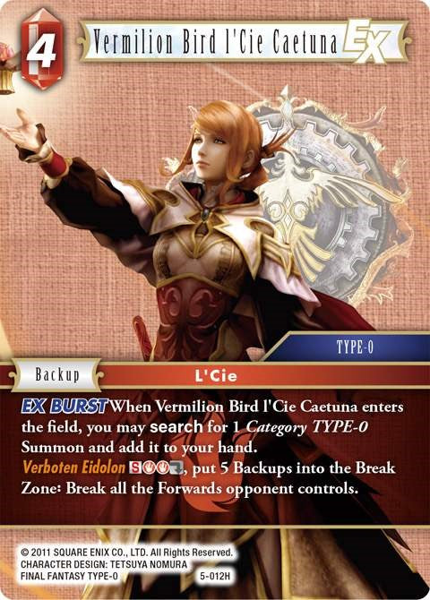Vermilion Bird l'Cie Caetuna [Opus V] | Total Play