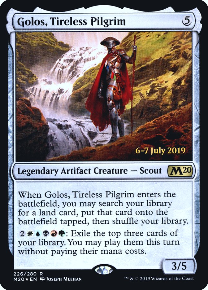 Golos, Tireless Pilgrim [Core Set 2020 Prerelease Promos] | Total Play