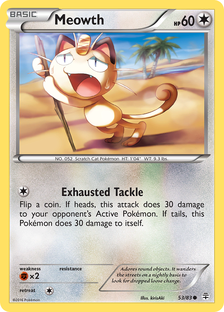Meowth (53/83) [XY: Generations] | Total Play