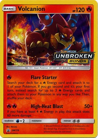 Volcanion (SM179) (Staff Prerelease Promo) [Sun & Moon: Black Star Promos] | Total Play