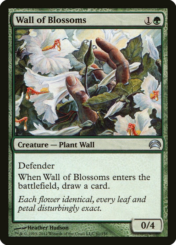 Wall of Blossoms [Planechase 2012] | Total Play