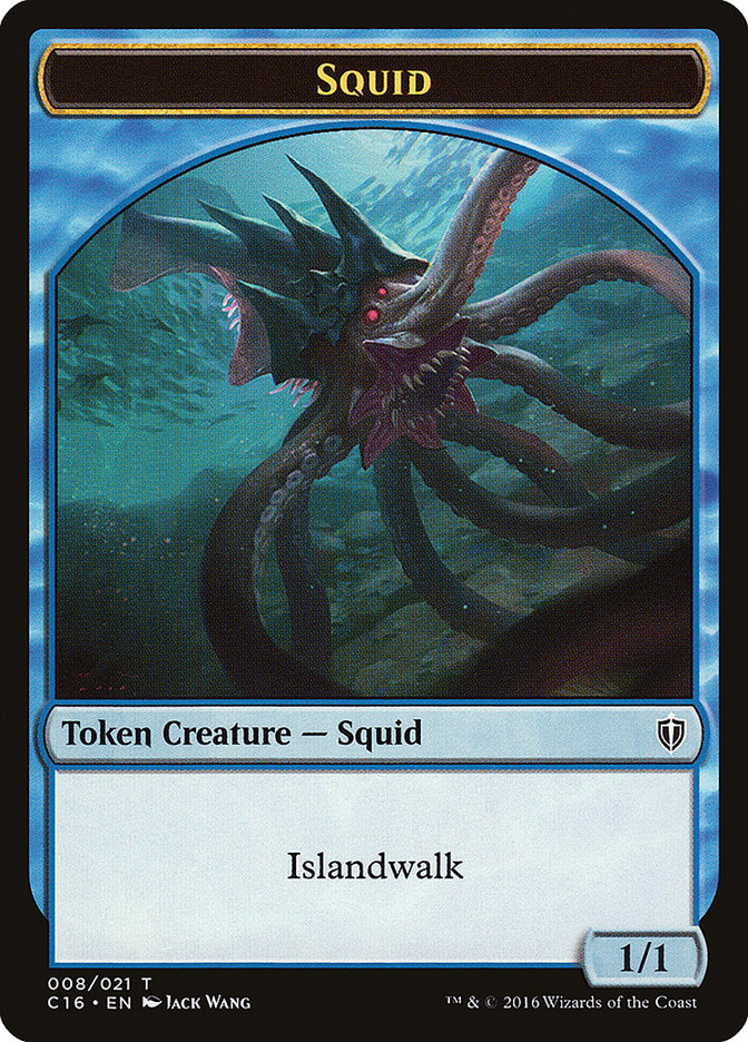 Squid Token [Commander 2016 Tokens] | Total Play