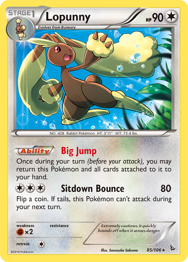 Lopunny (85/106) [XY: Flashfire] | Total Play