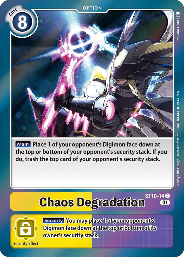 Chaos Degradation [ST10-14] [Starter Deck: Parallel World Tactician] | Total Play