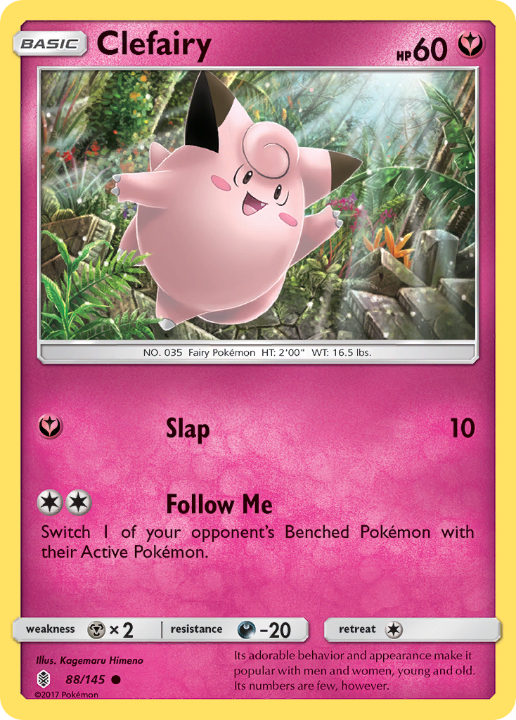 Clefairy (88/145) [Sun & Moon: Guardians Rising] | Total Play