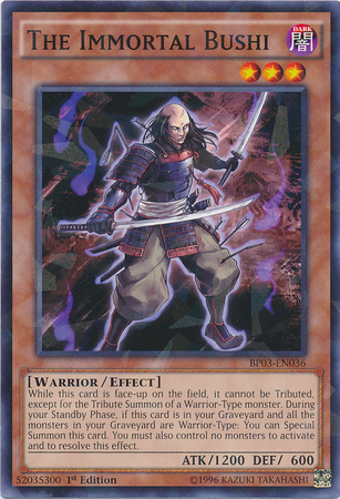 The Immortal Bushi [BP03-EN036] Shatterfoil Rare | Total Play