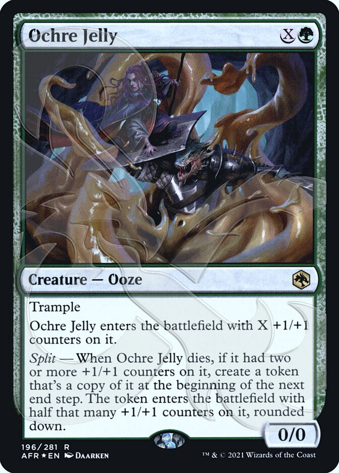 Ochre Jelly (Ampersand Promo) [Dungeons & Dragons: Adventures in the Forgotten Realms Promos] | Total Play