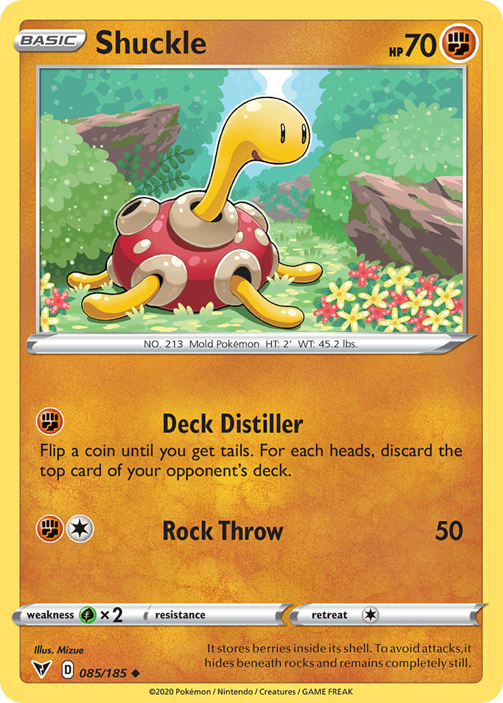 Shuckle (085/185) [Sword & Shield: Vivid Voltage] | Total Play