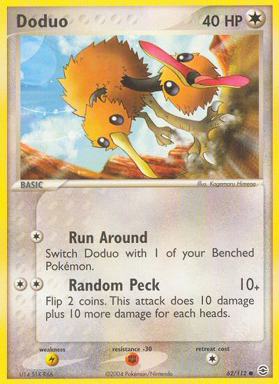 Doduo (62/112) [EX: FireRed & LeafGreen] | Total Play