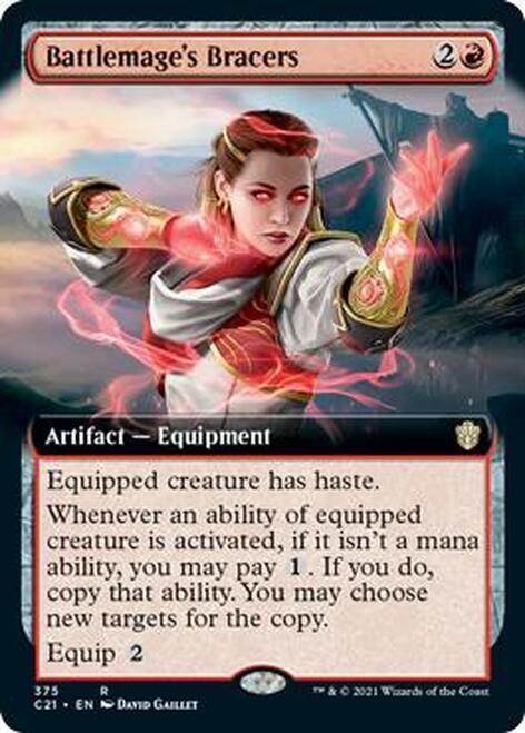 Battlemage's Bracers (Extended Art) [Commander 2021] | Total Play