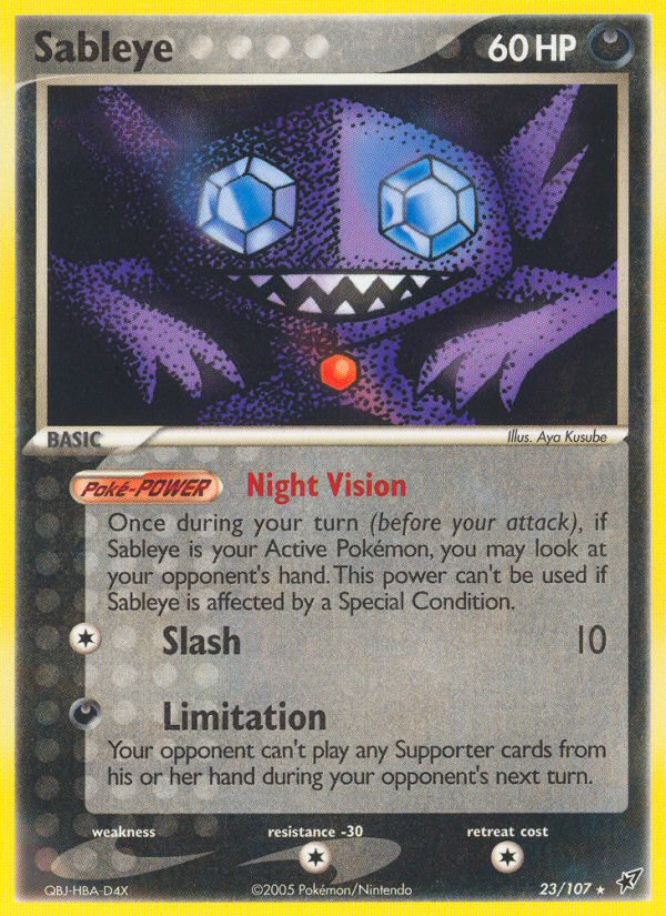 Sableye (23/107) [EX: Deoxys] | Total Play