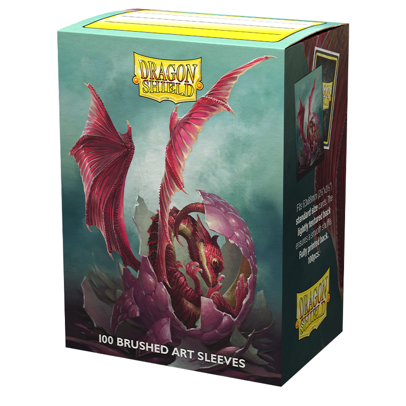 Dragon Shield: Standard 100ct Brushed Art Sleeves - Wyngs | Total Play