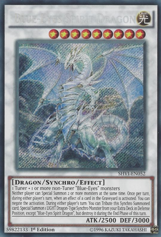 Blue-Eyes Spirit Dragon [SHVI-EN052] Secret Rare | Total Play